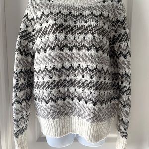 LOFT knit cream sweater medium -C4